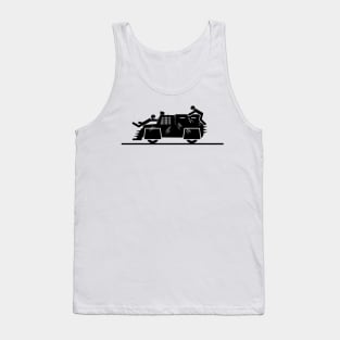 Don't Brake For Undead - no text - black Tank Top